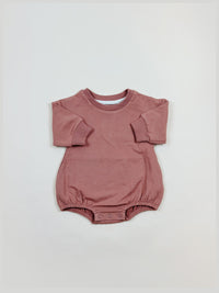 Apricot French Terry Onesie in Organic Cotton