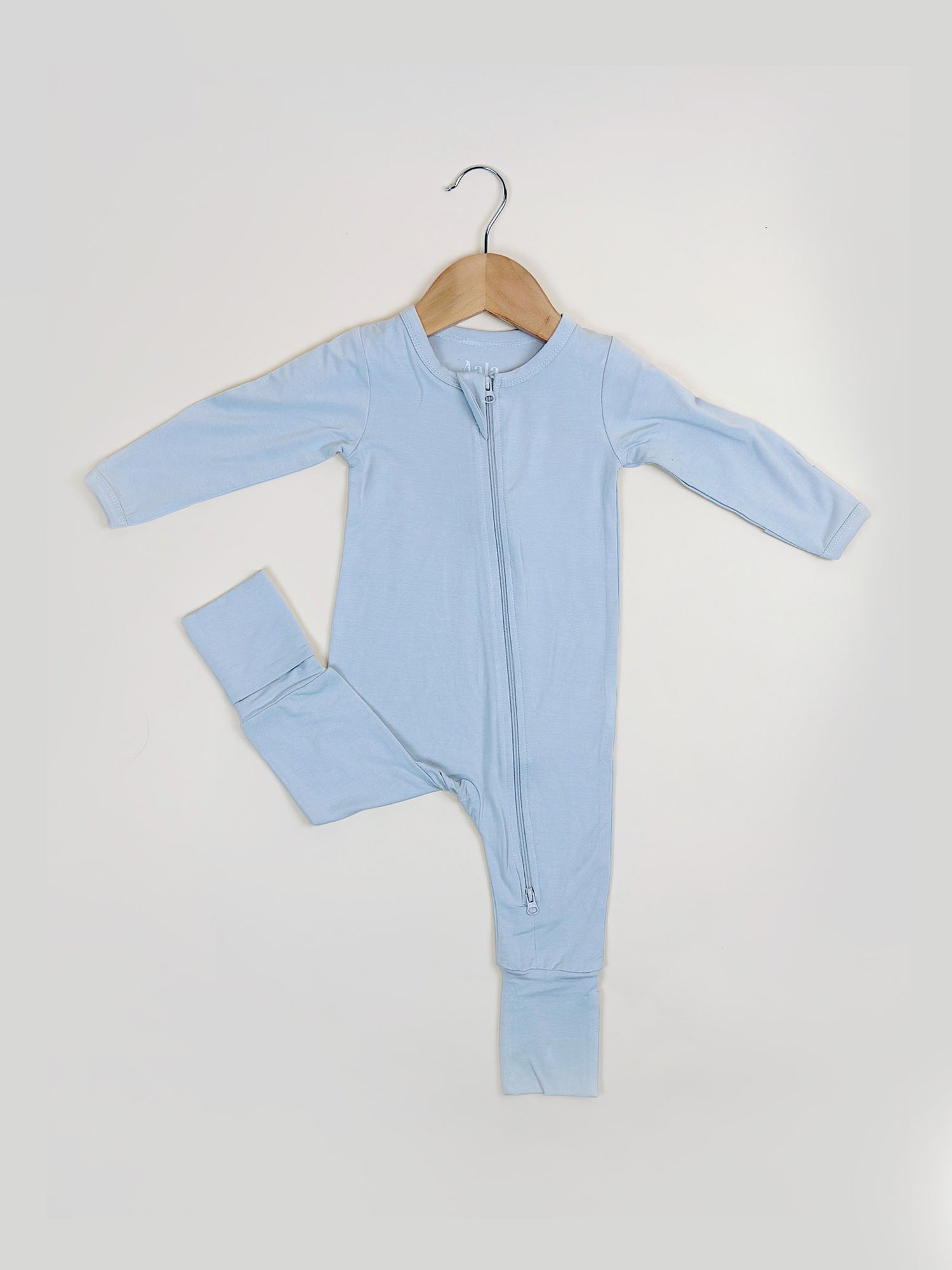 Frosted Grey Organic Bamboo Romper