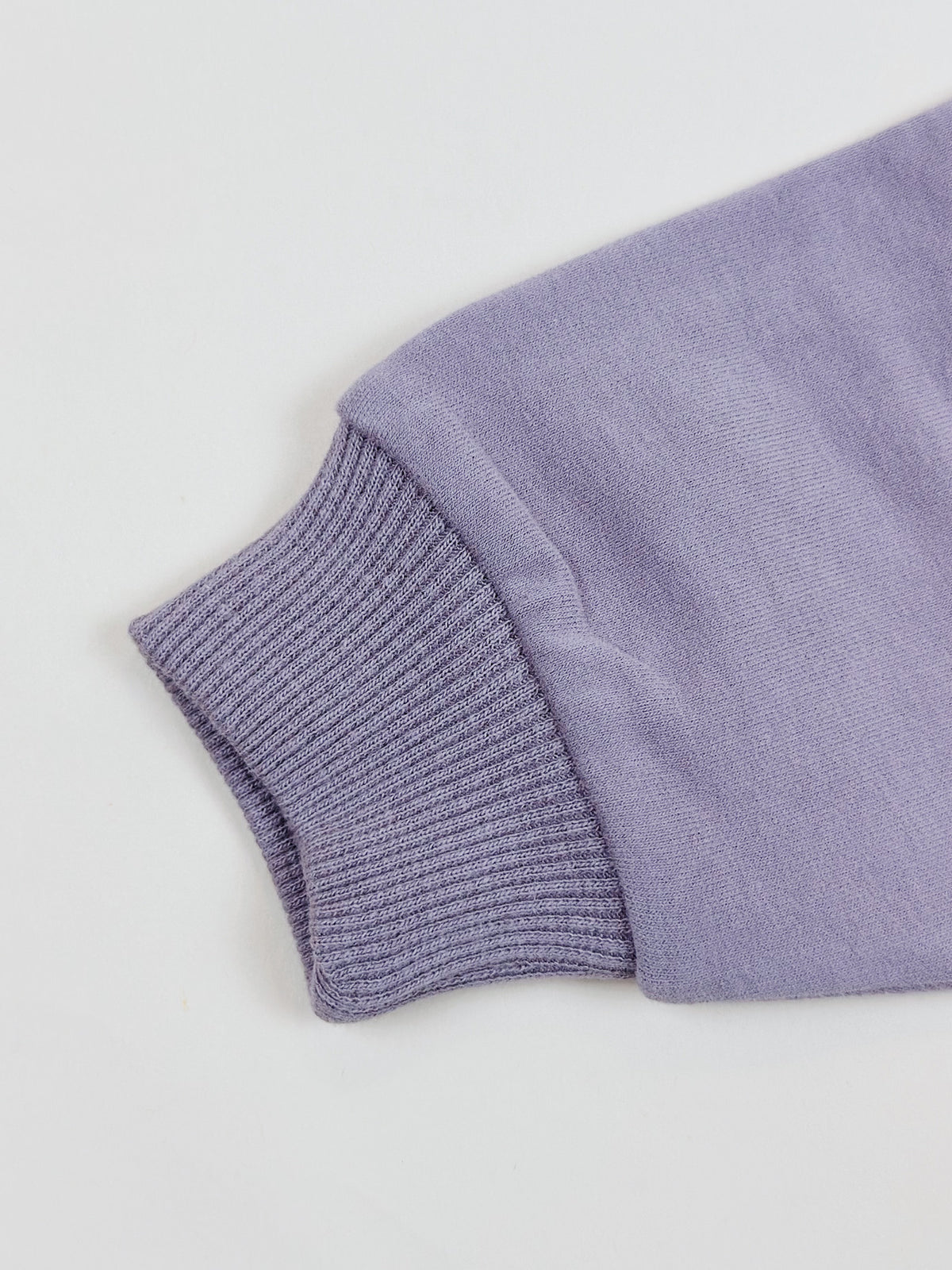 Lilac French Terry Onesie in Organic Cotton