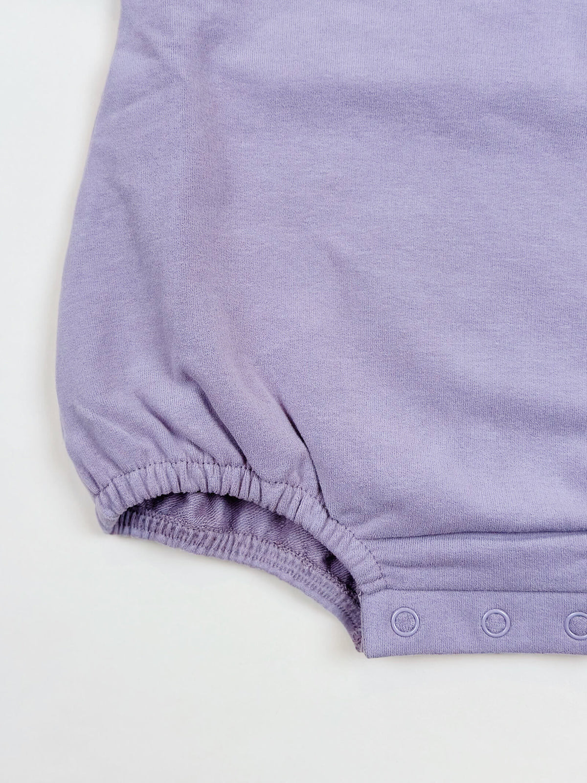 Lilac French Terry Onesie in Organic Cotton