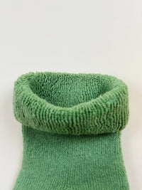 Pine Green Winter French Terry Socks