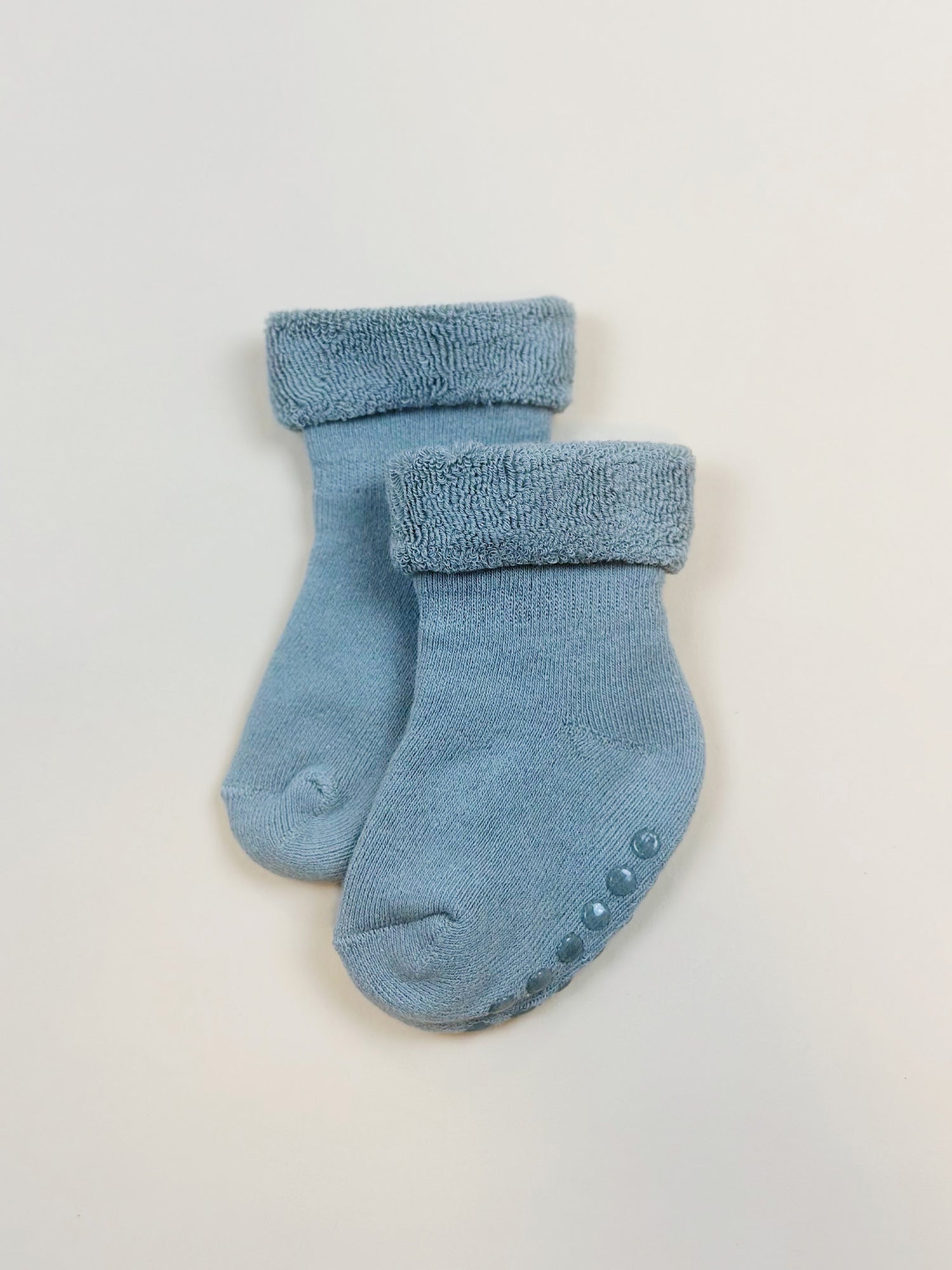 Stone Grey Winter French Terry Socks